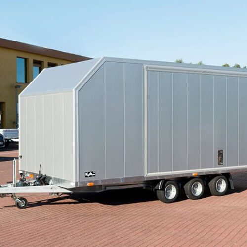 Vezeko Autotrailer Cargo Race Master 230x550cm H210cm 3,5t-E-Winde-silber-Neu