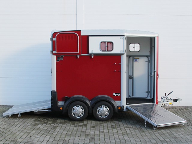 Ifor Williams Pferdeanhänger HB506-Frontausstieg-rot-Neu – Bild 6