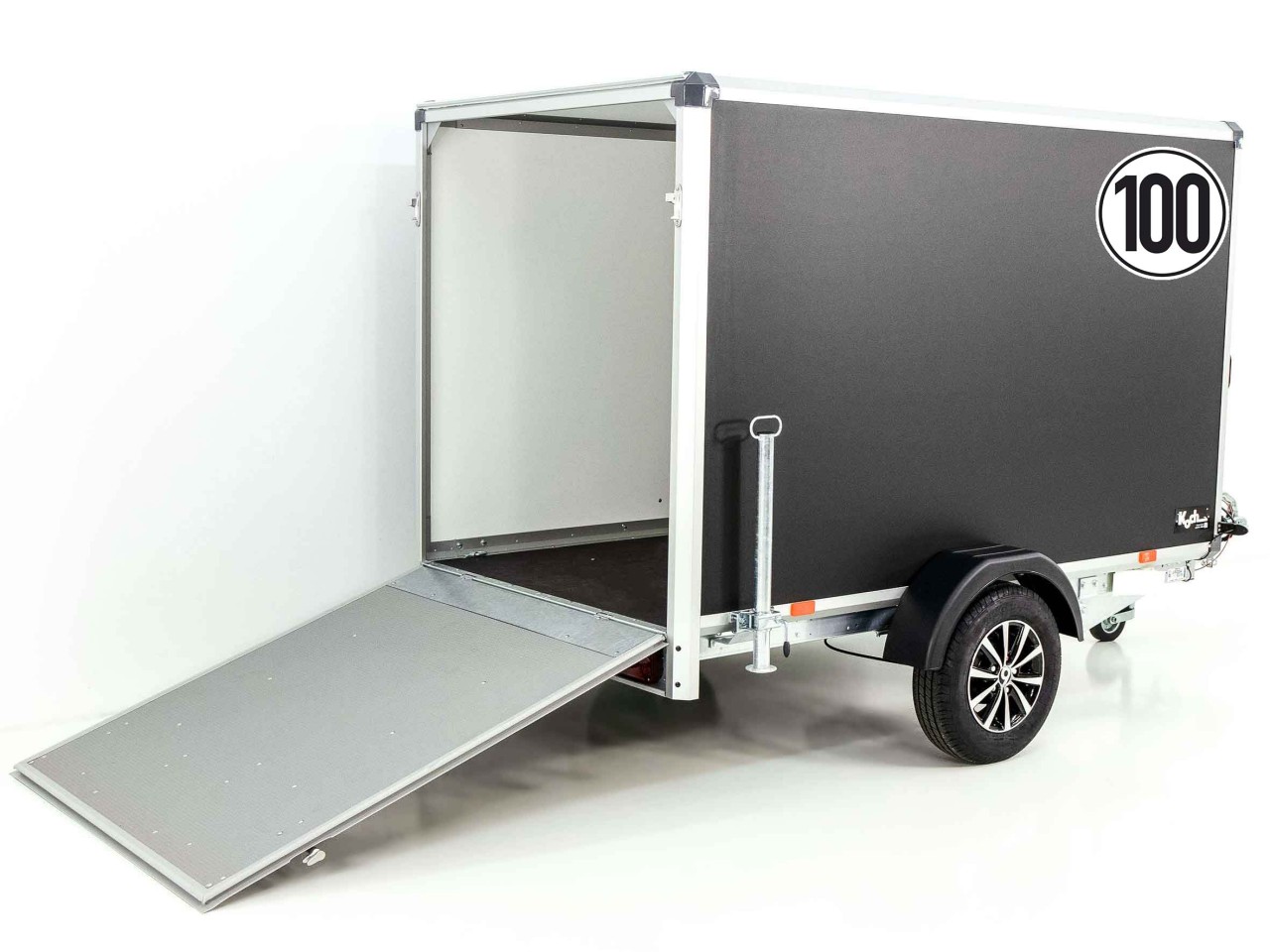 Variant Kofferanhänger Black Edition 148x258cm H:157 1,35t-Rampe-Neu
