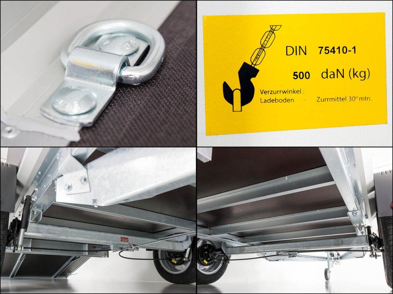 Variant Kofferanhänger Black Edition 148x258cm H:157 1,35t-Rampe-Neu – Bild 15
