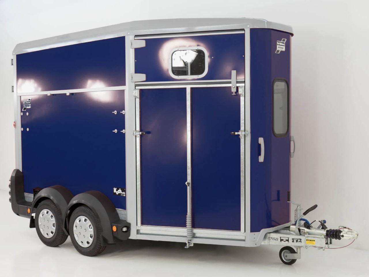Ifor Williams Pferdeanhänger HB511-Heckklappen-Türkombination-blau-Neu – Bild 2