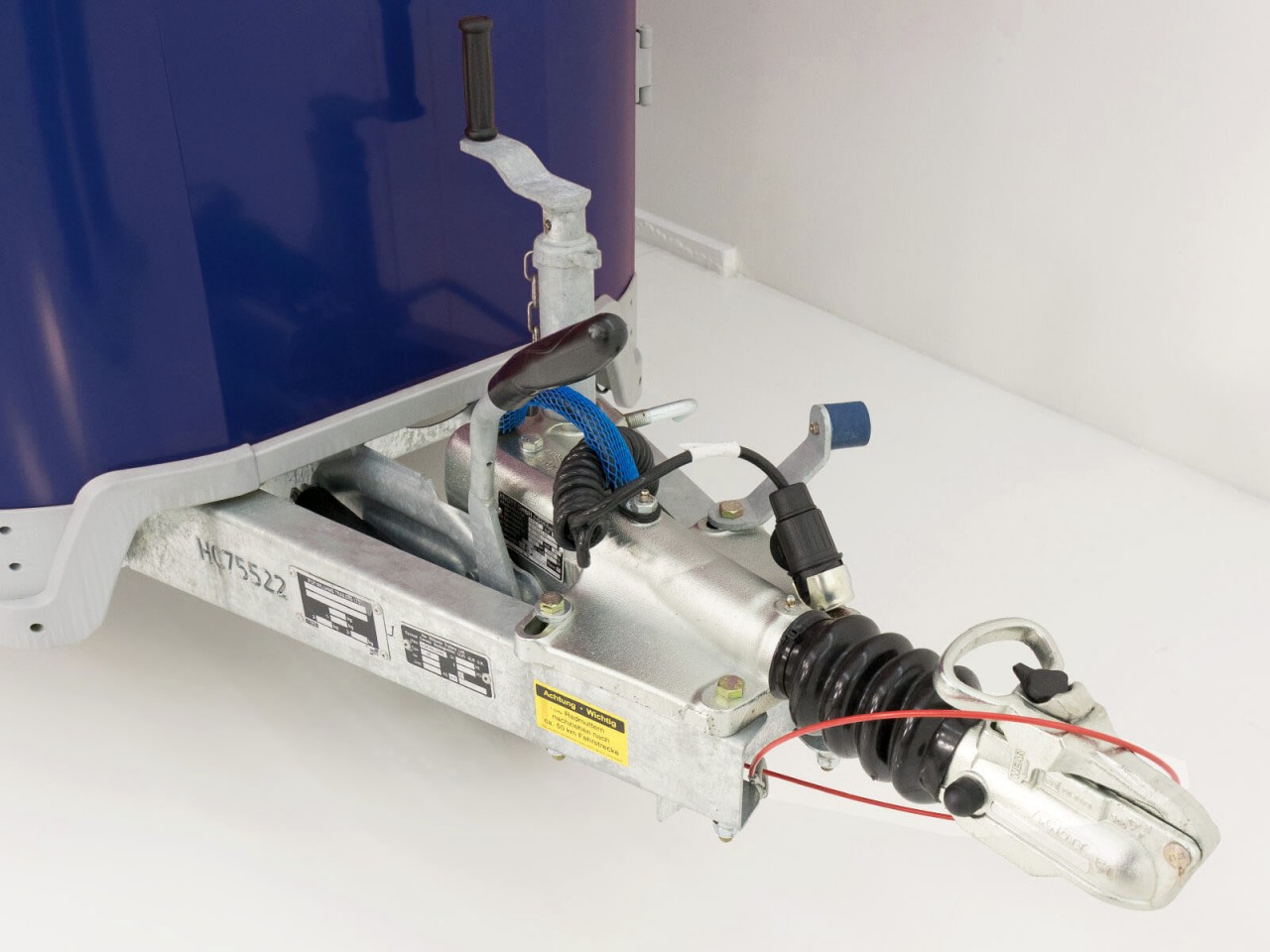 Ifor Williams Pferdeanhänger HB511-Heckklappen-Türkombination-blau-Neu – Bild 8