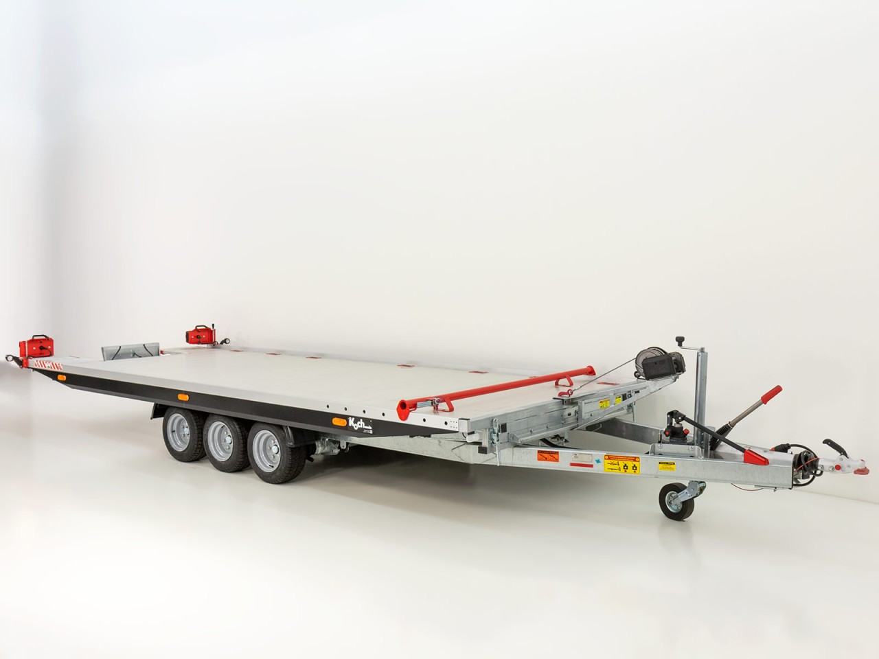 Vezeko Autotrailer Race Master Alu 209x550cm Tridem 3,5t-Neu – Bild 3
