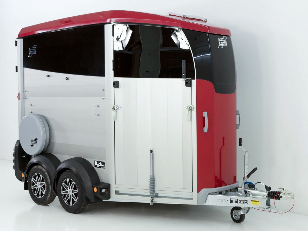 Ifor Williams Pferdeanhänger HBX 506-Frontausstieg-neues Modell-rot-Neu – Bild 4