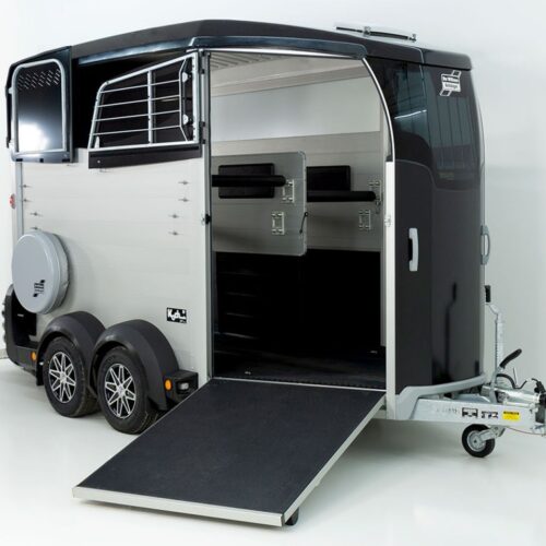Ifor Williams Pferdeanhänger HBX 506-Frontausstieg-neues Modell-schwarz-Neu