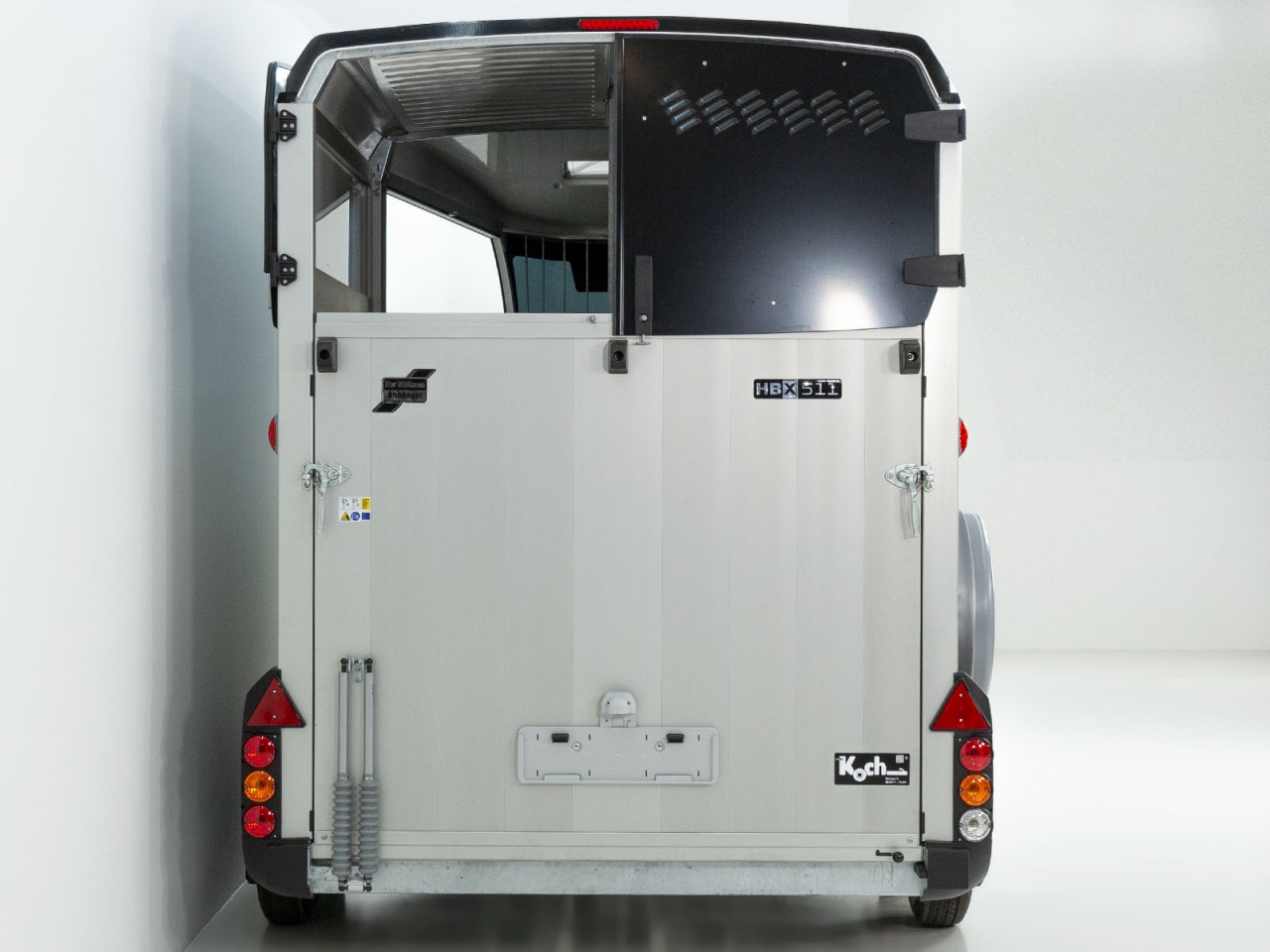 Ifor Williams Pferdeanhänger HBX 506-Frontausstieg-neues Modell-schwarz-Neu – Bild 5