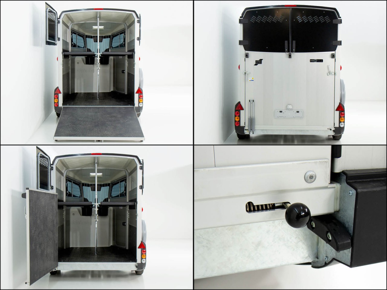 Ifor Williams Pferdeanhänger HBX 506-Sattelkammer-neues Modell-silber-Neu – Bild 9