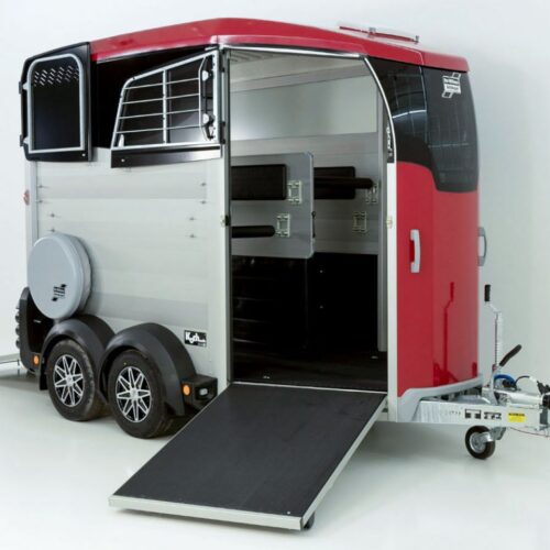 Ifor Williams Pferdeanhänger HBX 511-Frontausstieg-neues Modell-rot-Neu