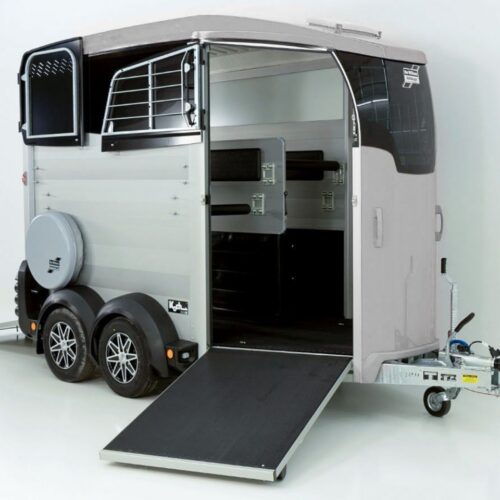 Ifor Williams Pferdeanhänger HBX 511-Frontausstieg-neues Modell-silber-Neu