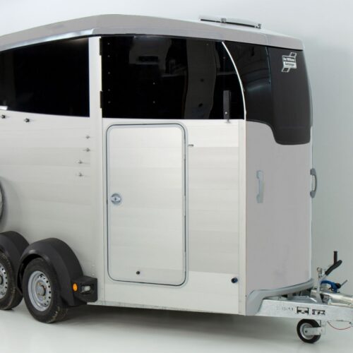 Ifor Williams Pferdeanhänger HBX 511-Sattelkammer-neues Modell-silber-Neu