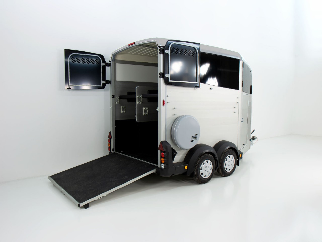 Ifor Williams Pferdeanhänger HBX 511-Sattelkammer-neues Modell-silber-Neu – Bild 2