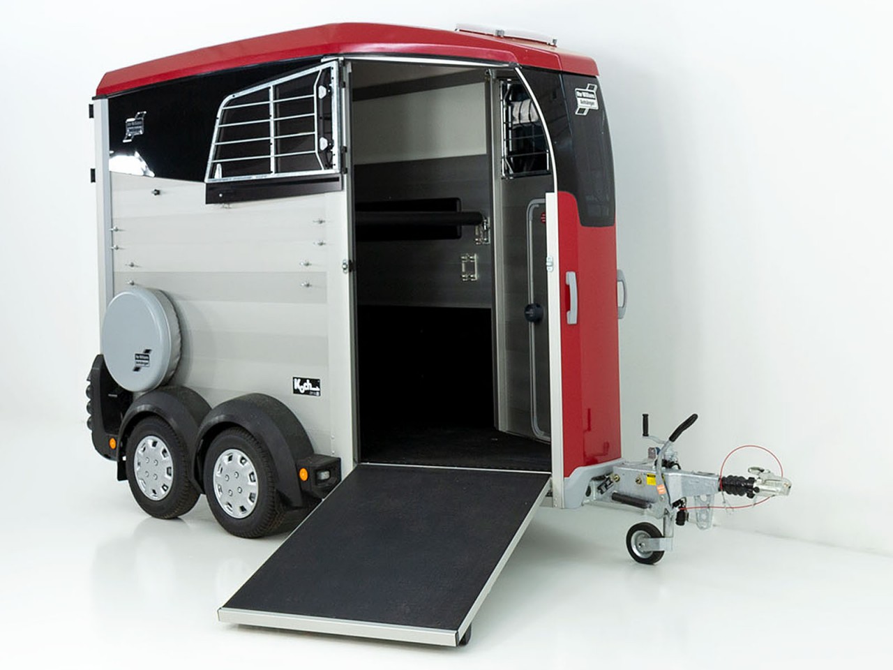 Ifor Williams Pferdeanhänger HBX 403-Frontausstieg-neues Modell-rot-Neu