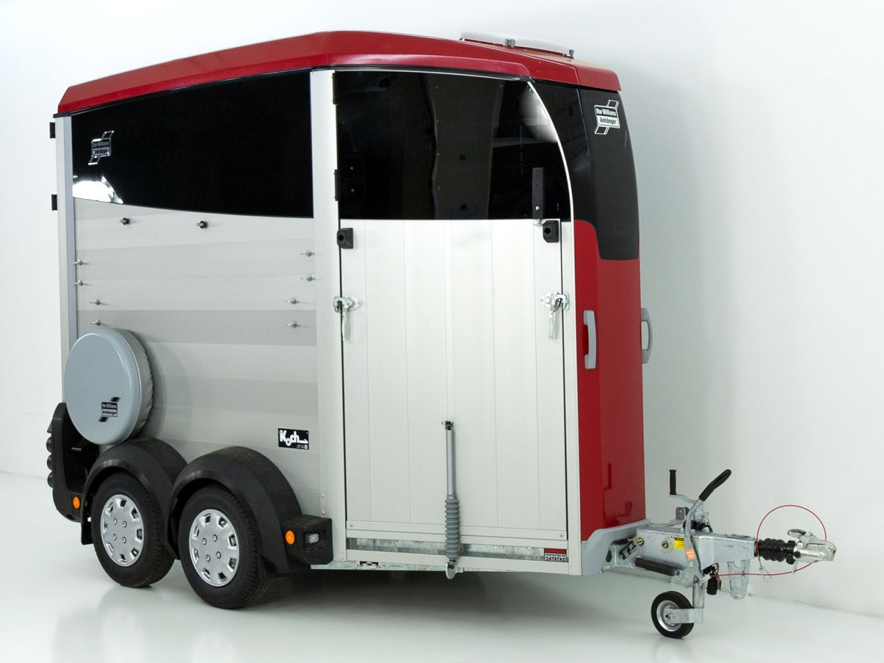 Ifor Williams Pferdeanhänger HBX 403-Frontausstieg-neues Modell-rot-Neu – Bild 2