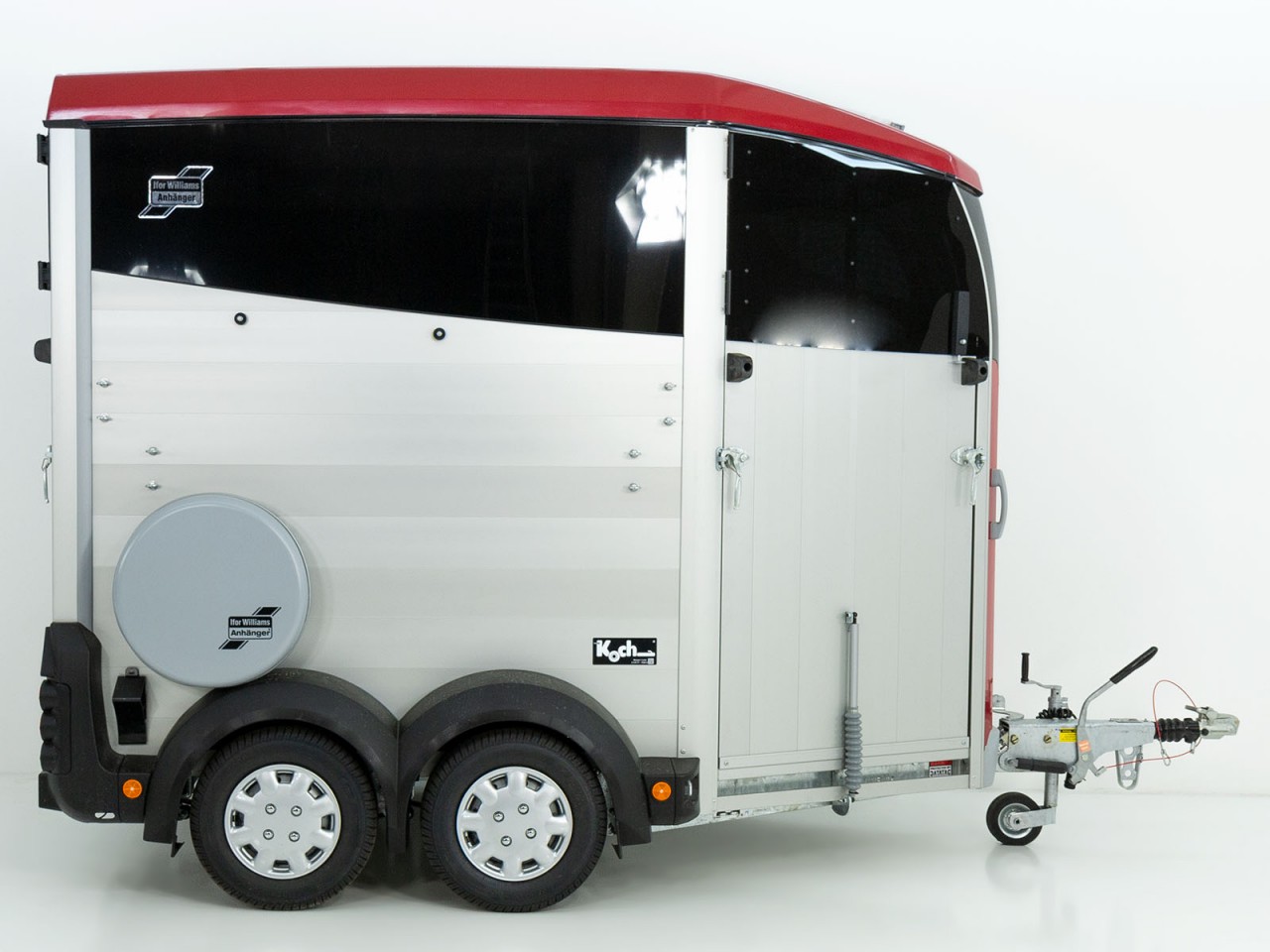 Ifor Williams Pferdeanhänger HBX 403-Frontausstieg-neues Modell-rot-Neu – Bild 3