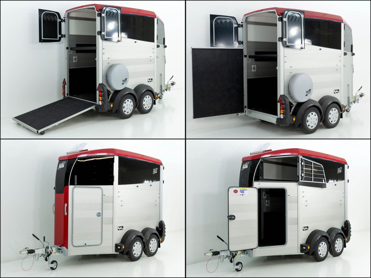 Ifor Williams Pferdeanhänger HBX 403-Frontausstieg-neues Modell-rot-Neu – Bild 13