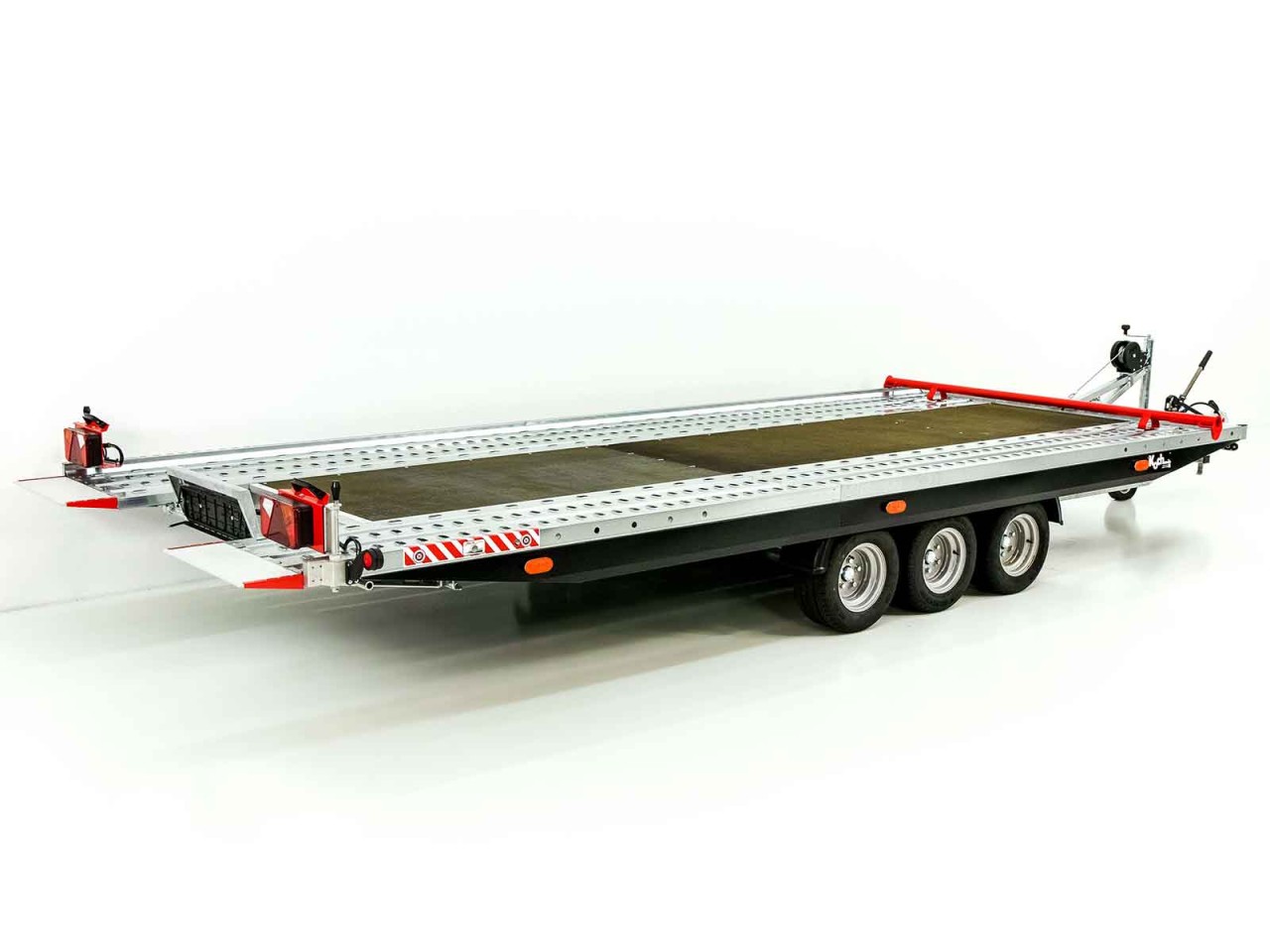 Vezeko Autotrailer Race Master 209x550cm Tridem 3,5t-LB-Holz-Neu – Bild 2