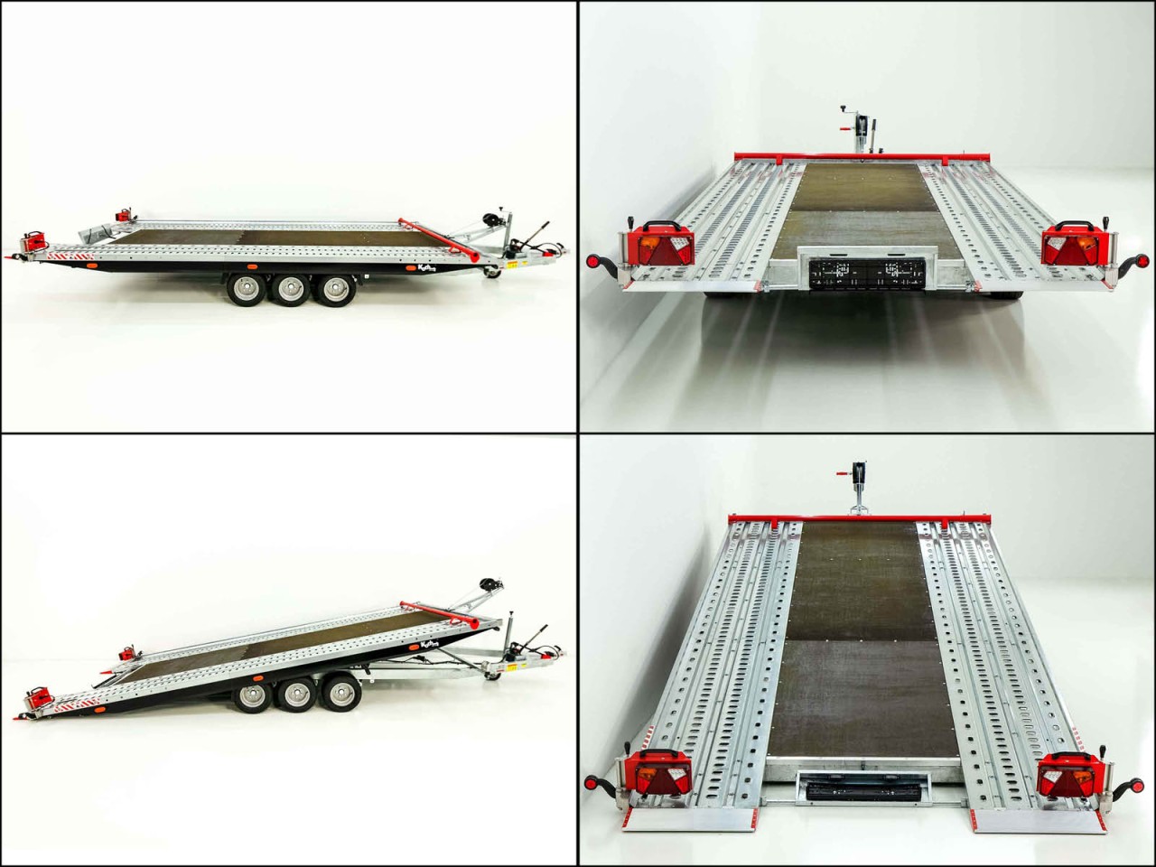 Vezeko Autotrailer Race Master 209x550cm Tridem 3,5t-LB-Holz-Neu – Bild 13