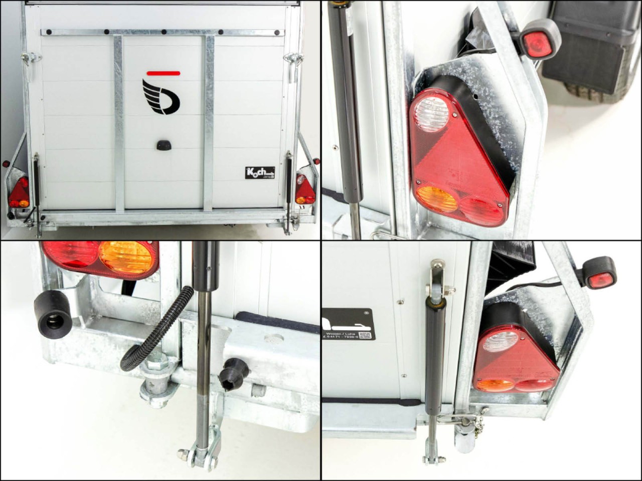 Debon Kofferanhänger Roadster C700 179×378 Höhe:201cm 2,6t, Alu, Polybug, Tür, olivgrün-Neu – Bild 13