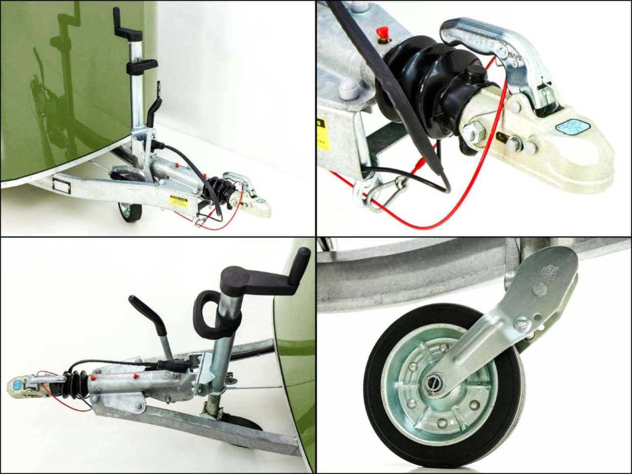 Debon Kofferanhänger Roadster C700 179×378 Höhe:201cm 2,6t, Alu, Polybug, Tür, olivgrün-Neu – Bild 15