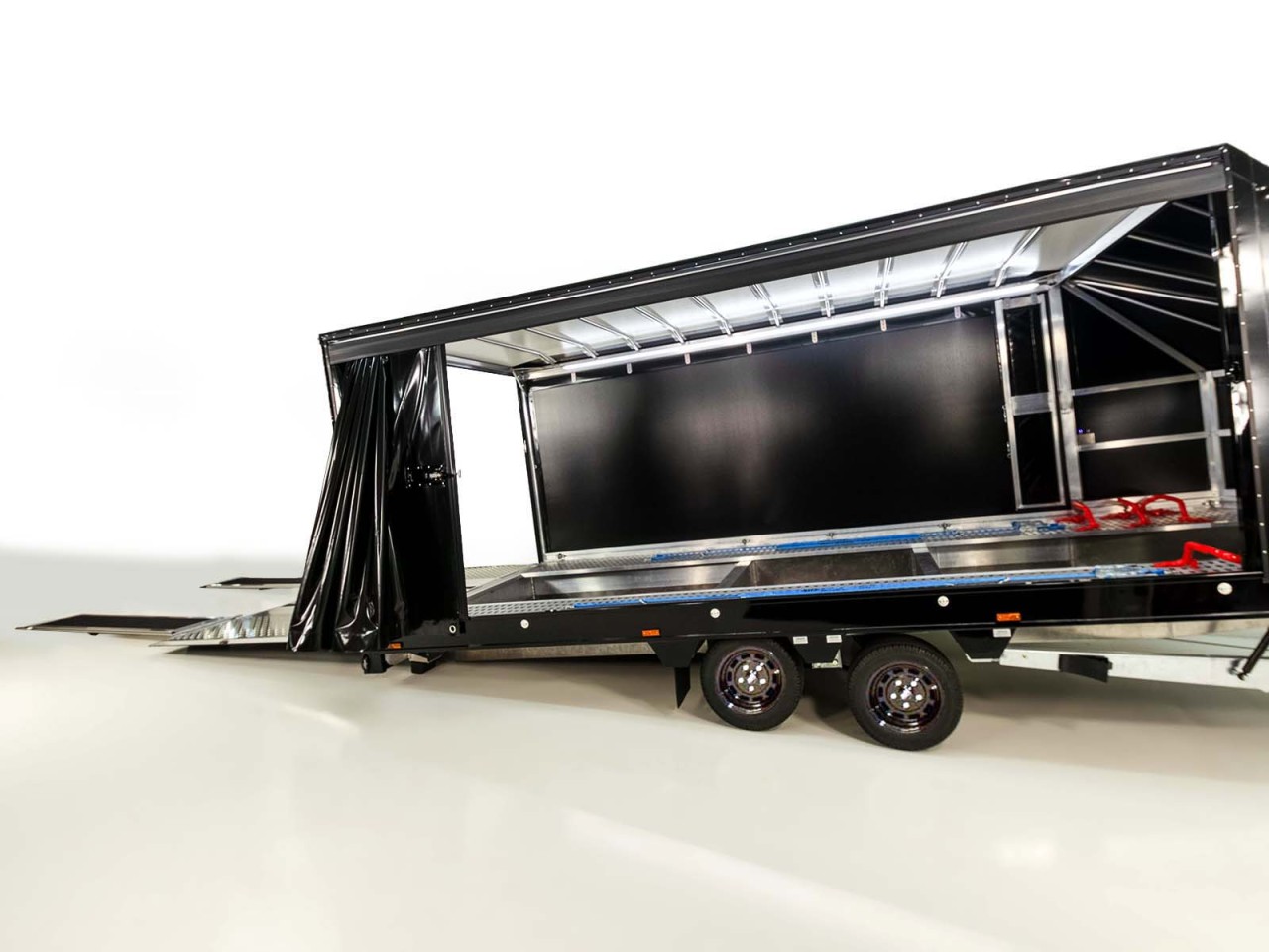 Moetefindt Autotransportanhänger Plane FTP235 235x550cm 3,5t Höhe:180cm-schwarze Felgen-Neu – Bild 10