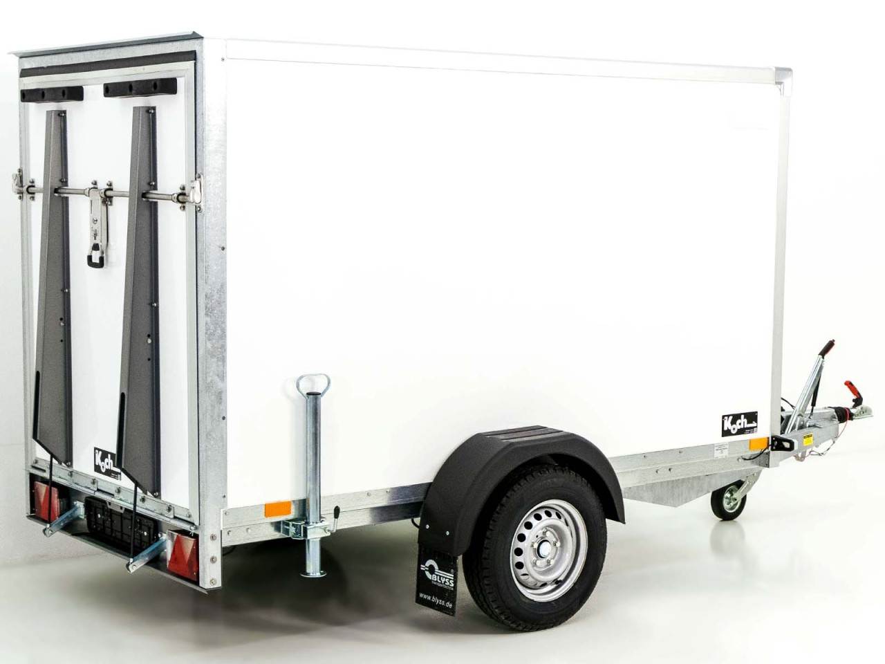 Blyss Kofferanhänger 130x262cm Höhe:150cm 1,3t, Rampe, SW-Neu – Bild 6