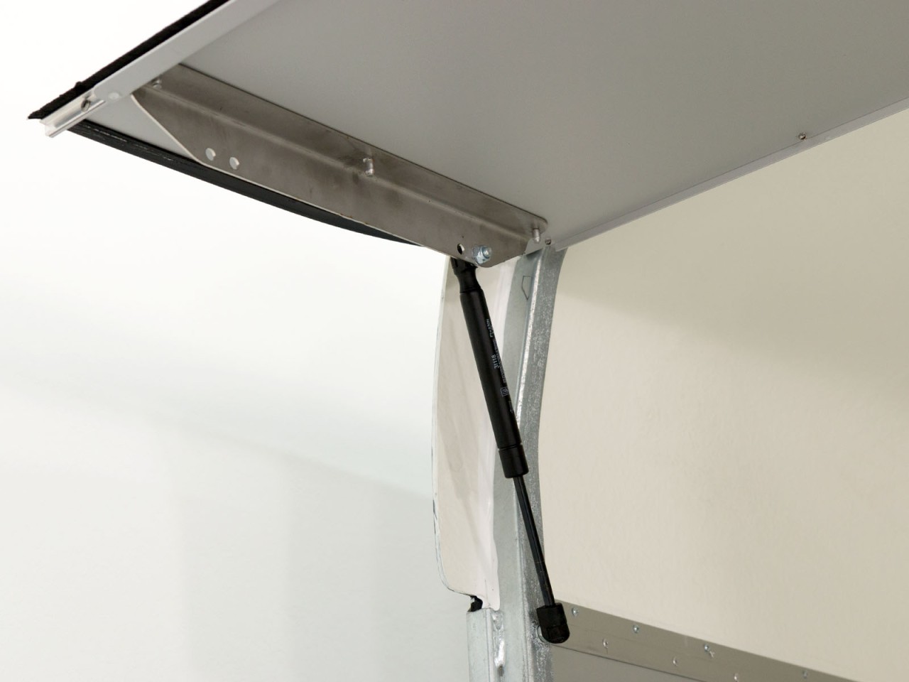 Debon Kofferanhänger C500 164x300cm H:200cm 2,0t, Alu, Polybug, Tür, weiß-Neu – Bild 9
