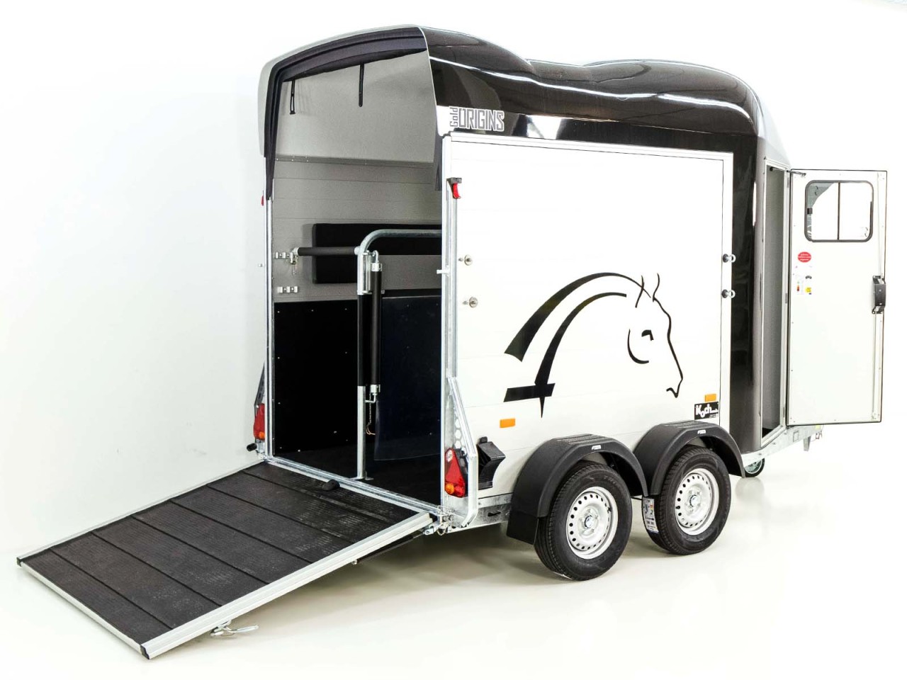 Cheval Liberte Pferdeanhänger GOLD Origins, schwarz-Neu – Bild 3