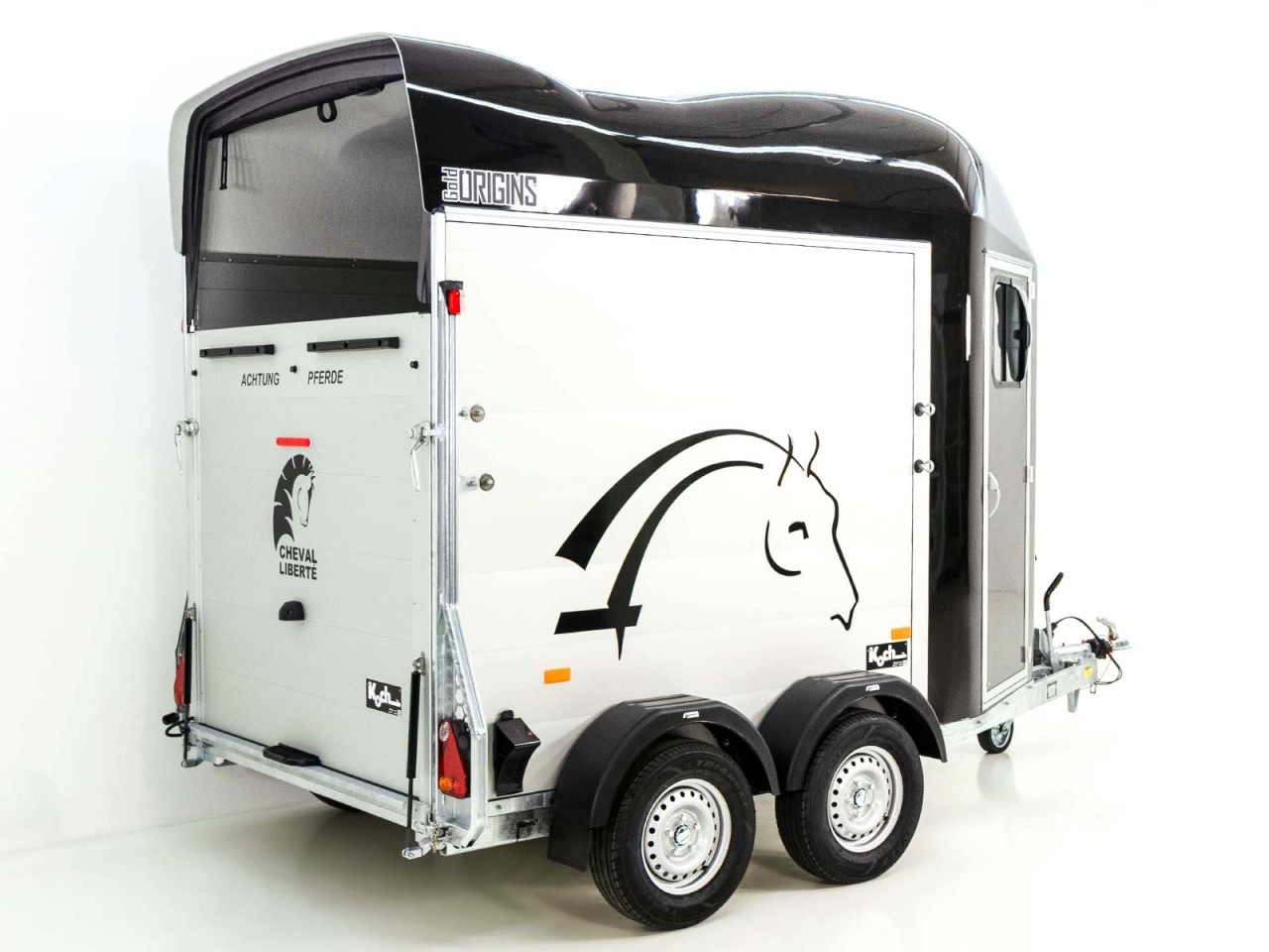 Cheval Liberte Pferdeanhänger GOLD Origins, schwarz-Neu – Bild 4