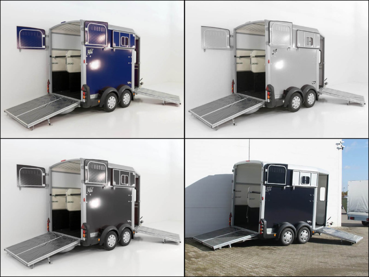 Ifor Williams Pferdeanhänger HB511-Heckklappen-Türkombination-Neu
