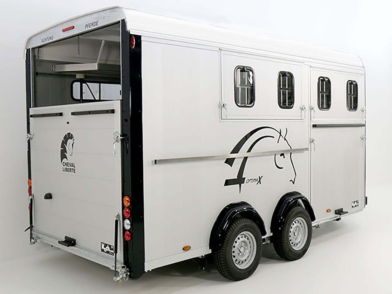 Cheval Liberte Pferdeanhänger Maxi 4, 4 Pferde, Pullman-Fahrwerk, 100km/h-Neu
