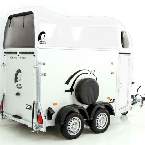 Cheval Liberte Pferdeanhänger GOLD One 1,5er, Pullman-Fahrwerk, weiß-Neu