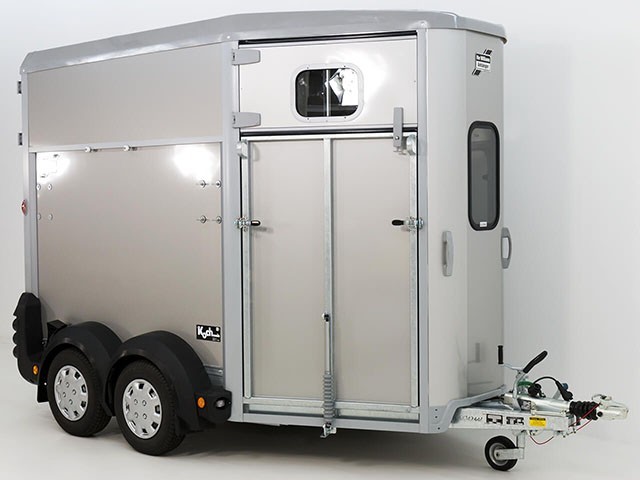 Ifor Williams Pferdeanhänger HB506-Frontausstieg-Klappenkombi-silber-Neu – Bild 2