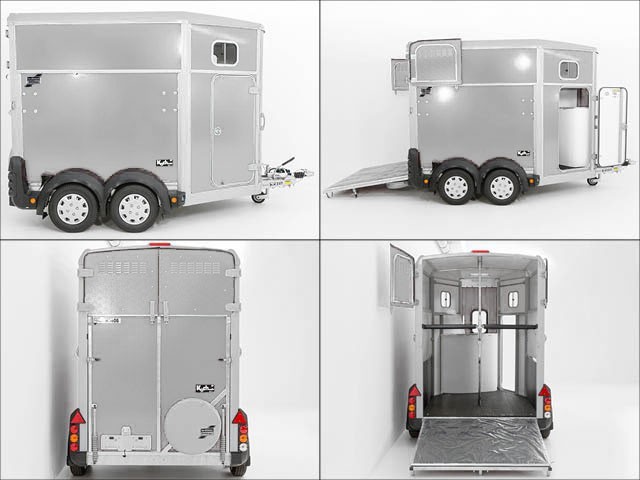 Ifor Williams Pferdeanhänger HB506-Sattelkammer-Silber-Neu – Bild 10