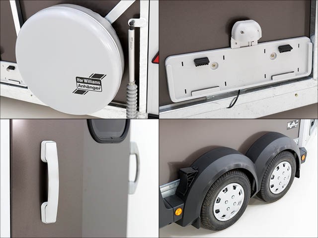 Ifor Williams Pferdeanhänger HB506-Sattelkammer-anthrazit-Neu – Bild 8