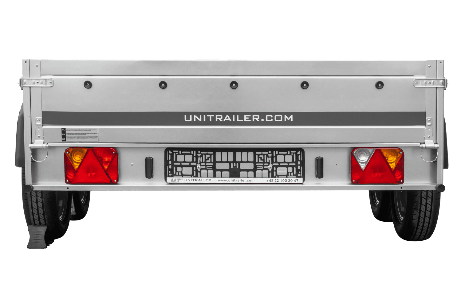 Zweiachsanhänger 264×150 Unitrailer Garden Trailer 265/2 KIPP-Neu – Bild 7
